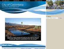 Tablet Screenshot of ci.carpinteria.ca.us