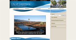 Desktop Screenshot of carpinteria.ca.us