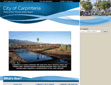 Tablet Screenshot of carpinteria.ca.us